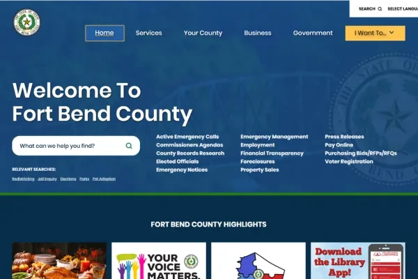 Fort Bend County, Texas — project screenshot