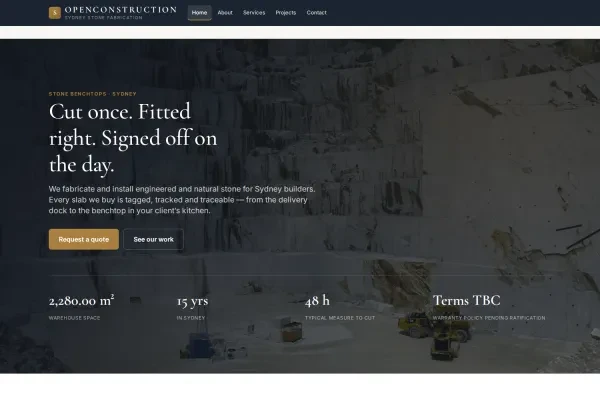 OpenConstruction screenshot 1