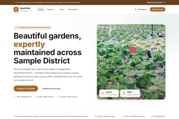 OpenField screenshot 1
