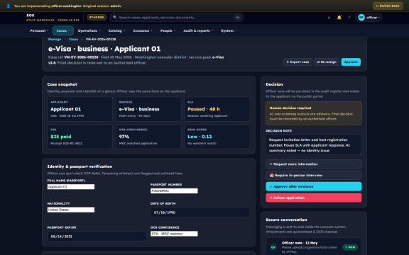 Embassy Portal: Case review