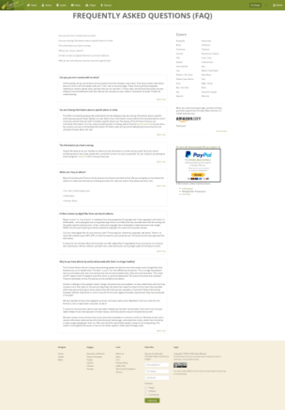 Christian Music Archive: Screenshot 7