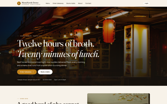 Menu Nerds: Public home