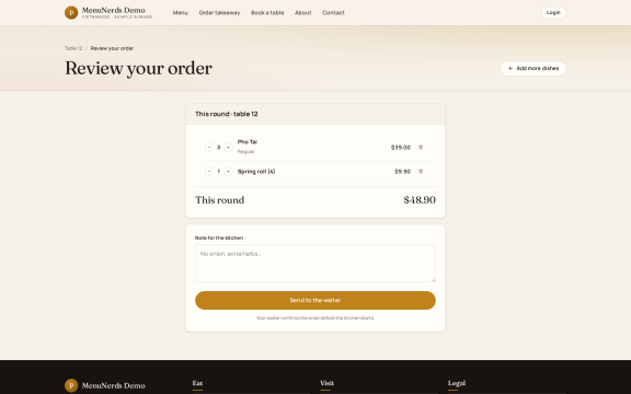 Menu Nerds: Table round review