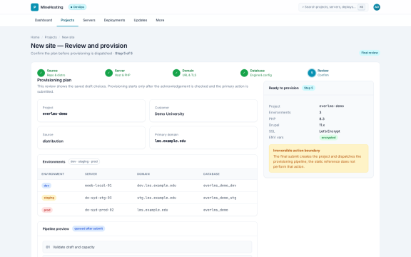MineHosting: Provision review