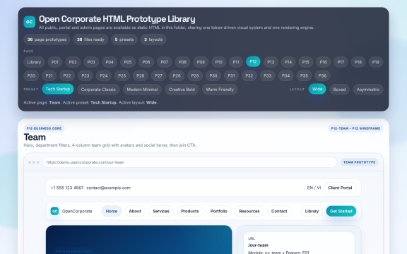 OpenCorporate: Team directory